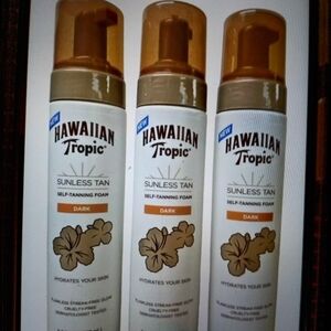 Three sunless New Tanning Hydrating Foam Canisters 6.7oz each